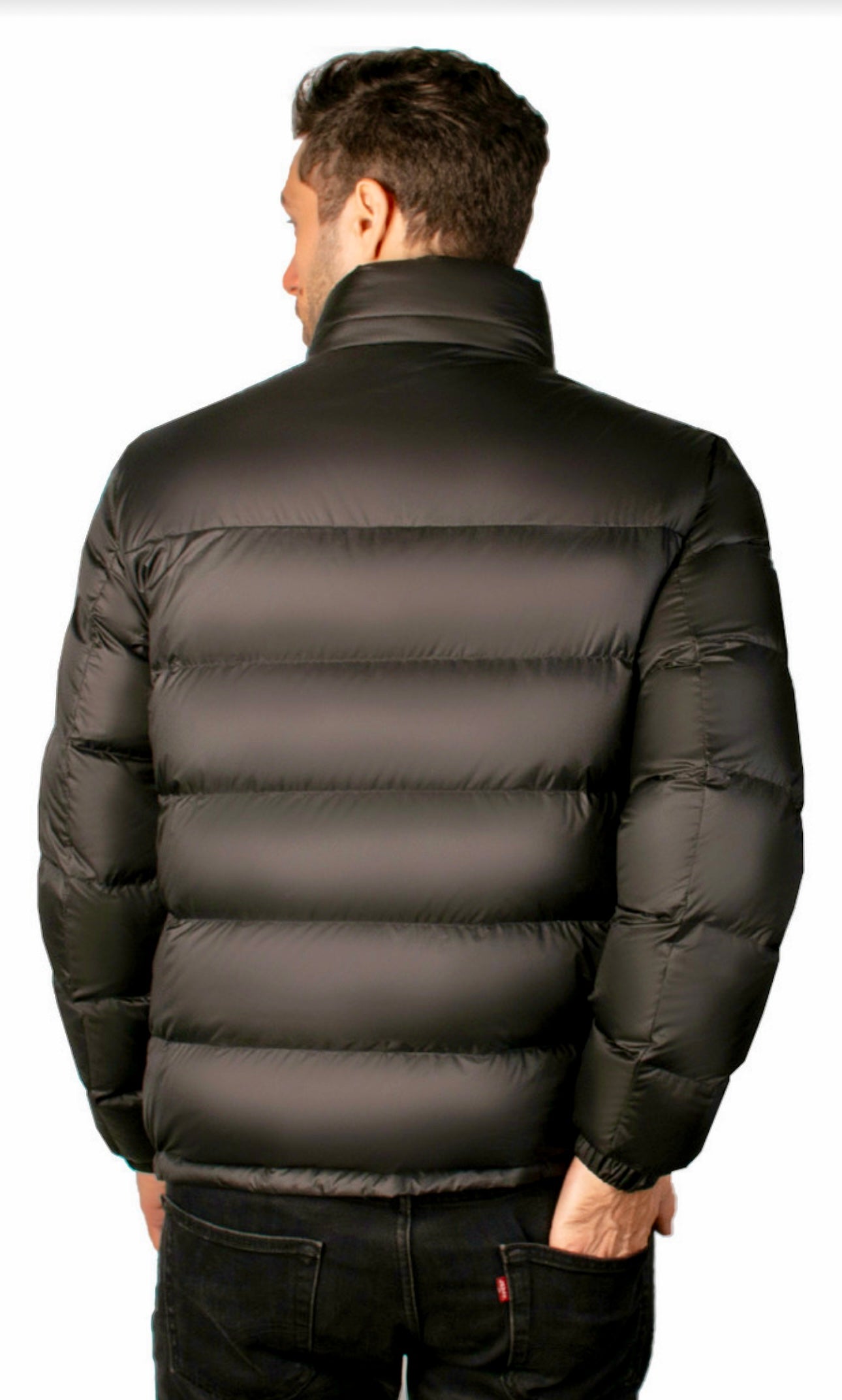 Chamarra marca Greenlander pluma de ganzo