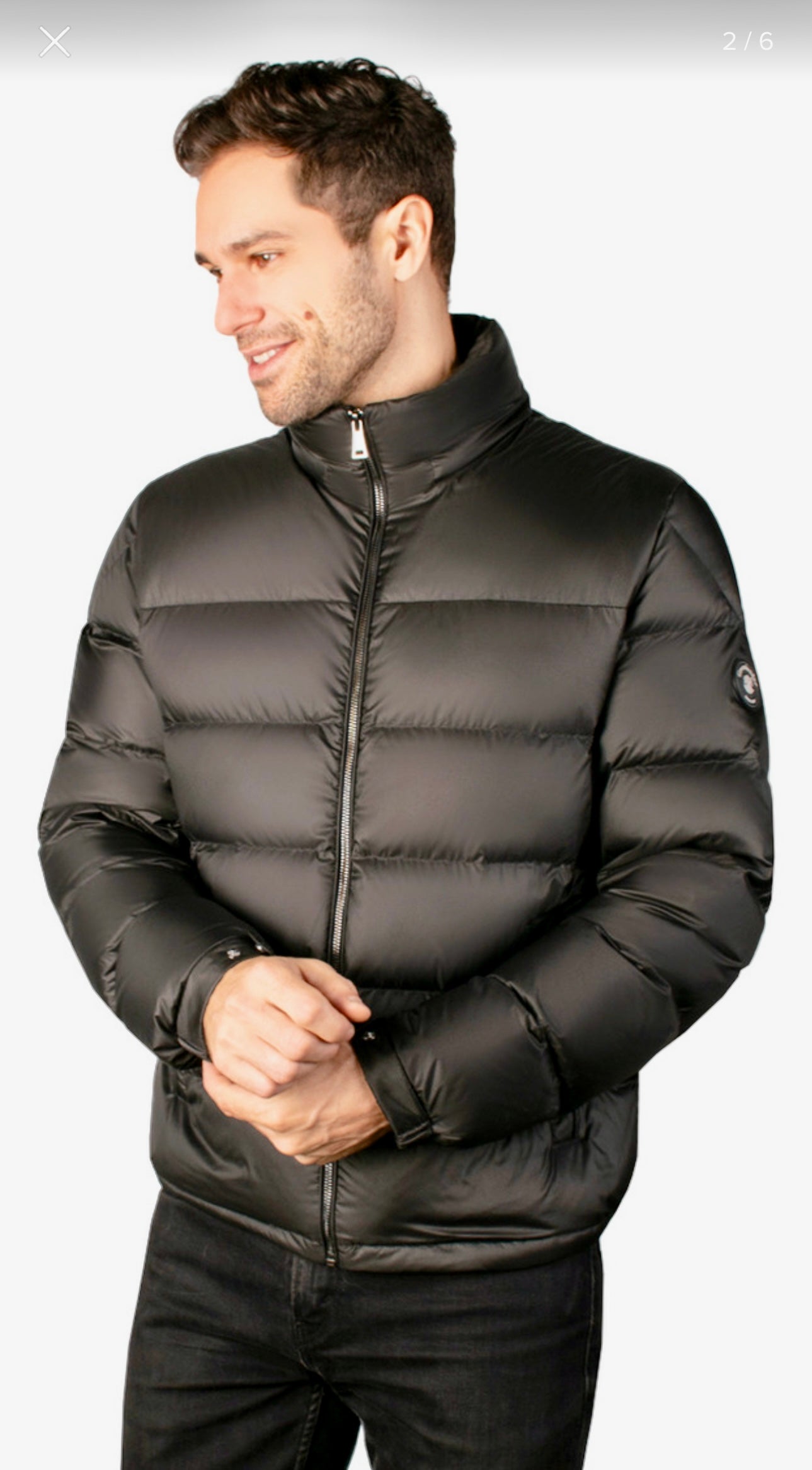 Chamarra marca Greenlander pluma de ganzo